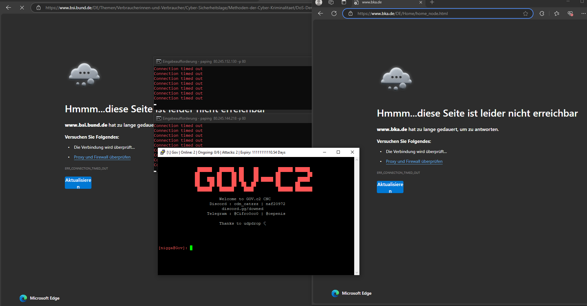Attack Proof - bsi.de and bka.de